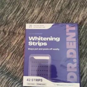 DRDENT Purple Teeth Whitening Strips - 7/21 Whitening Sessions - Safe for Enamel - Non Sensitive Teeth Whitening - Peroxide-Free photo review